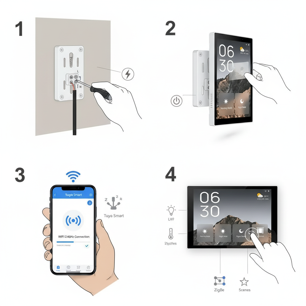 Guide installation panneau Moes 5P