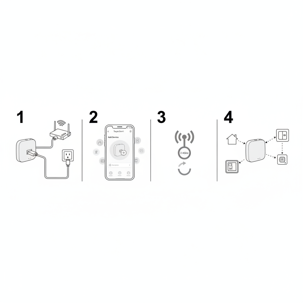 Guide installation passerelle ZigBee Moes