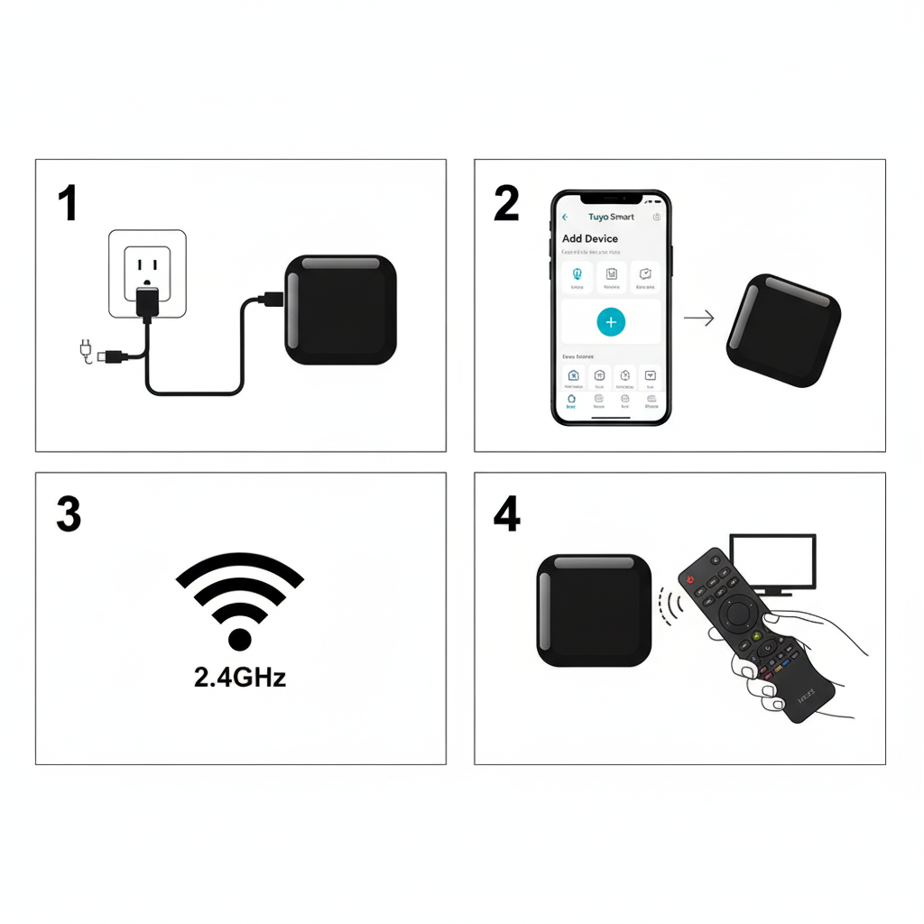 Guide installation télécommande Moes