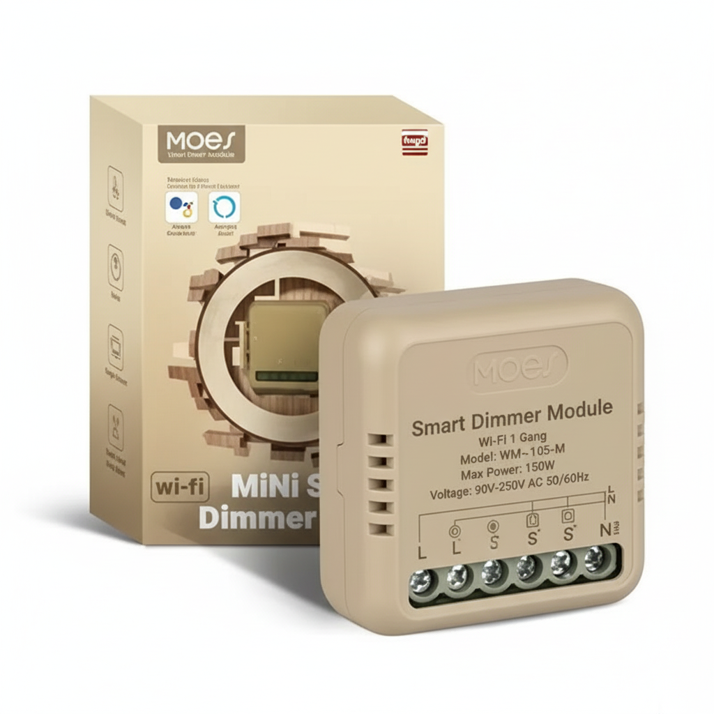 Module switch Moes WiFi avec boîte