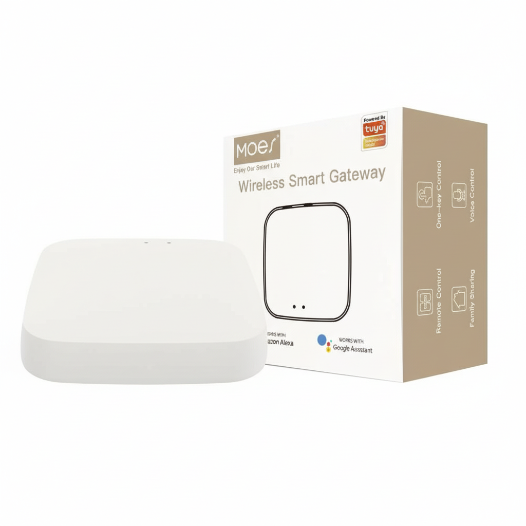 Passerelle ZigBee Moes avec boîte