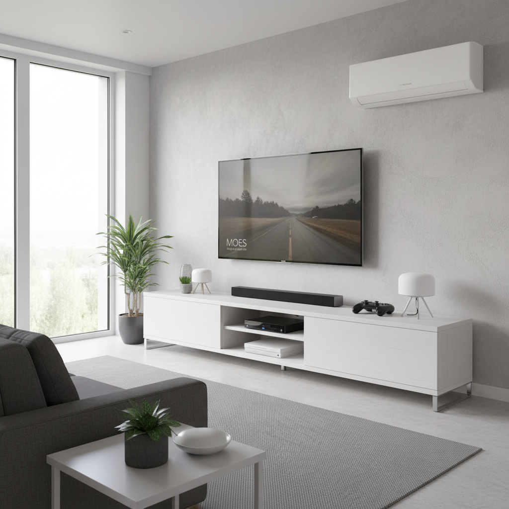 Télécommande Moes en situation