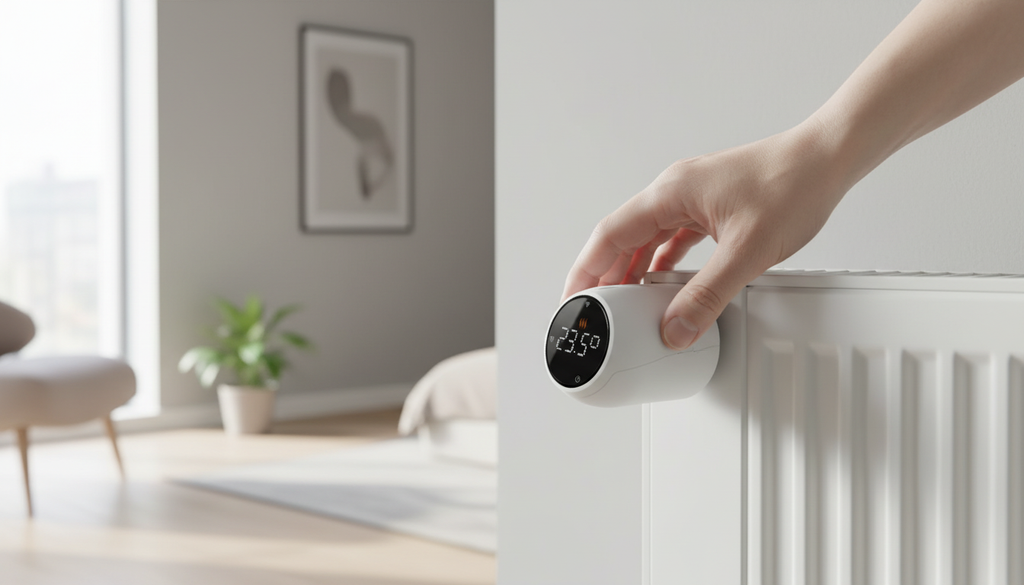 Tête thermostatique Beok en situation