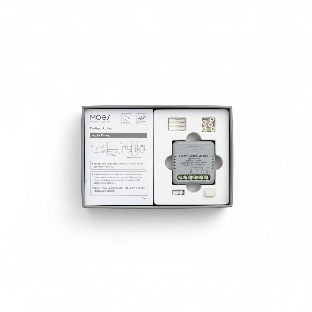 Unboxing module switch Moes ZigBee