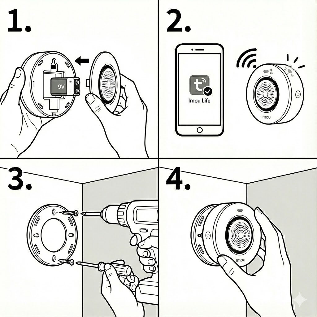 كاشف تسرب الغاز إيمو ZAG1 - إنذار ميثان ذكي