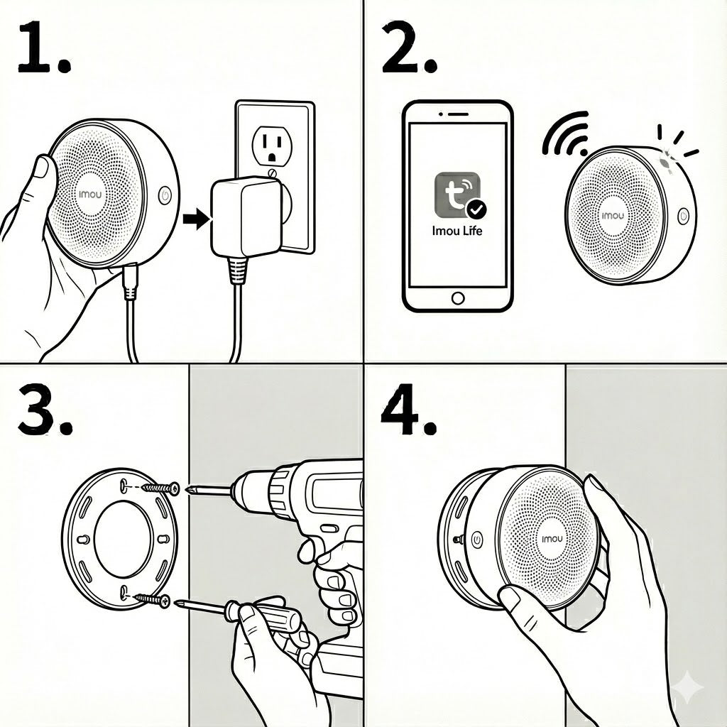 صفارة إنذار إيمو ZR1 - إنذار لاسلكي ذكي