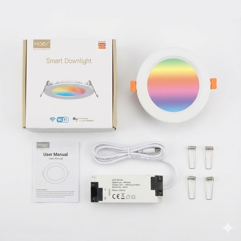 سبوت LED الذكي مويس RGB - ضوء مدمج WiFi/Zigbee