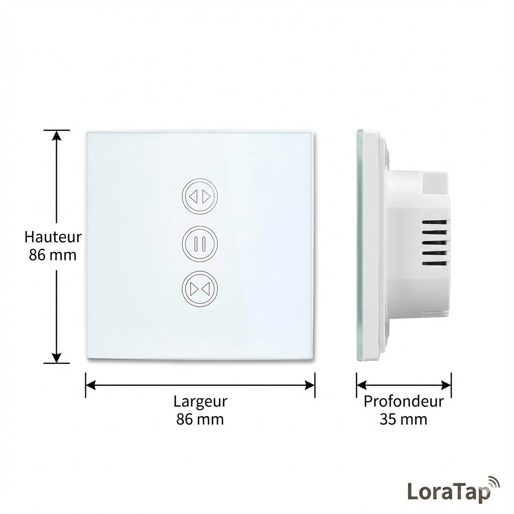 مفتاح ستارة رولان ذكي Loratap RF+WiFi - لمسي