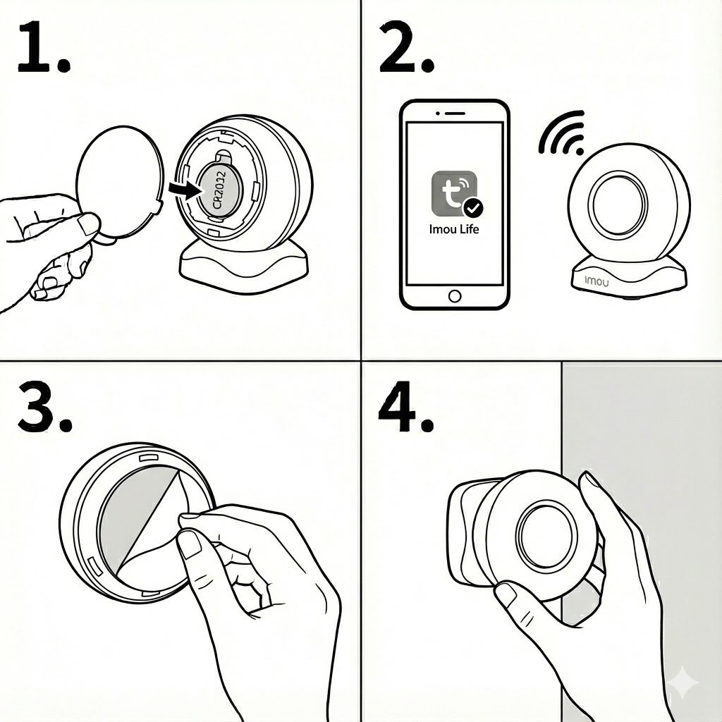 زر الطوارئ اللاسلكي Imou - مفتاح ذكي لاسلكي