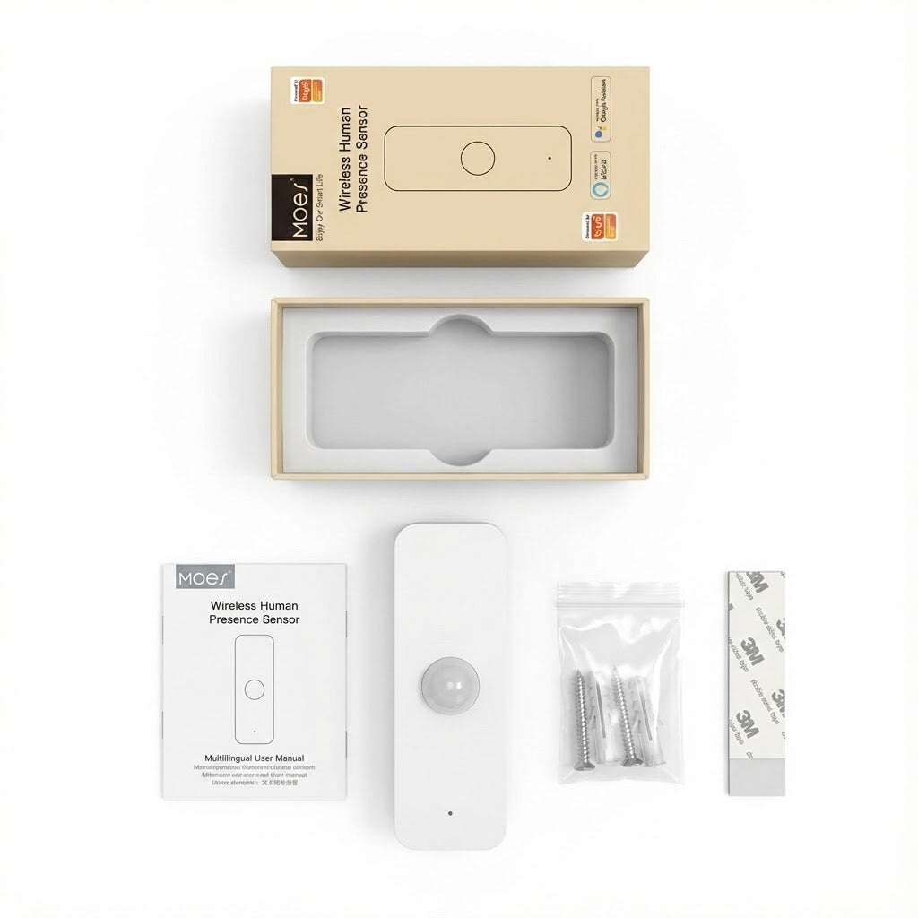 كاشف وجود الإنسان اللاسلكي مويس - مستشعر بالبطارية