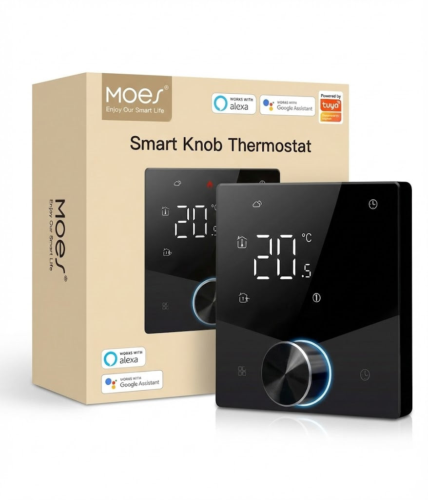 ترموستات ذكي مويس واي فاي - زر دوار لمسي