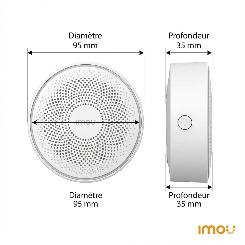 صفارة إنذار إيمو ZR1 - إنذار لاسلكي ذكي