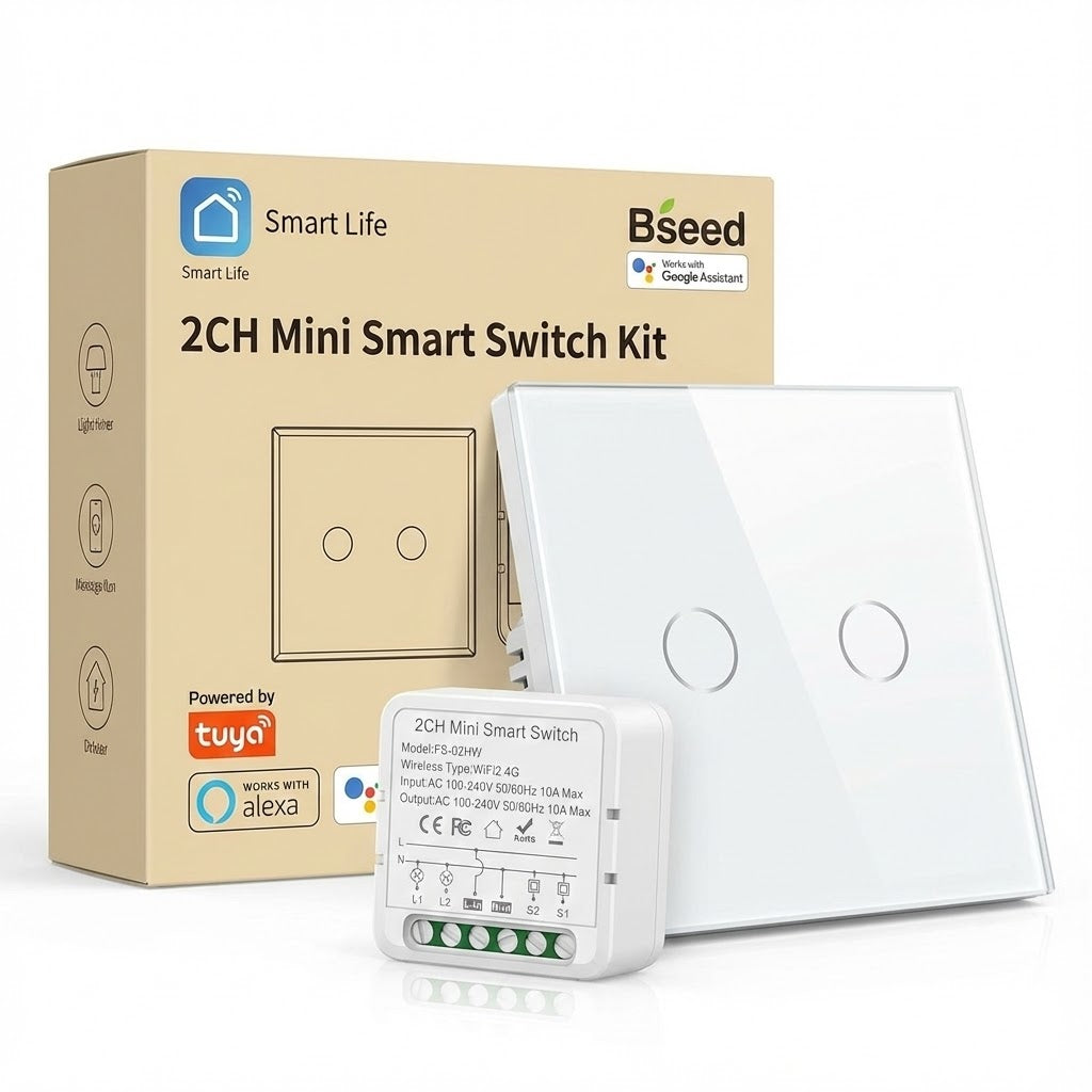 مفتاح ذكي Bseed WiFi + وحدة مفتاح - رقمي