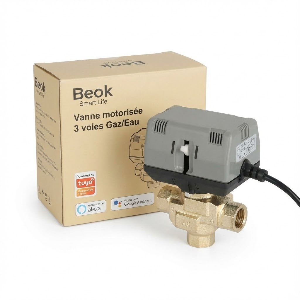 صمام كهربائي ثلاثي الاتجاهات بيك - صمام ذكي للماء والغاز