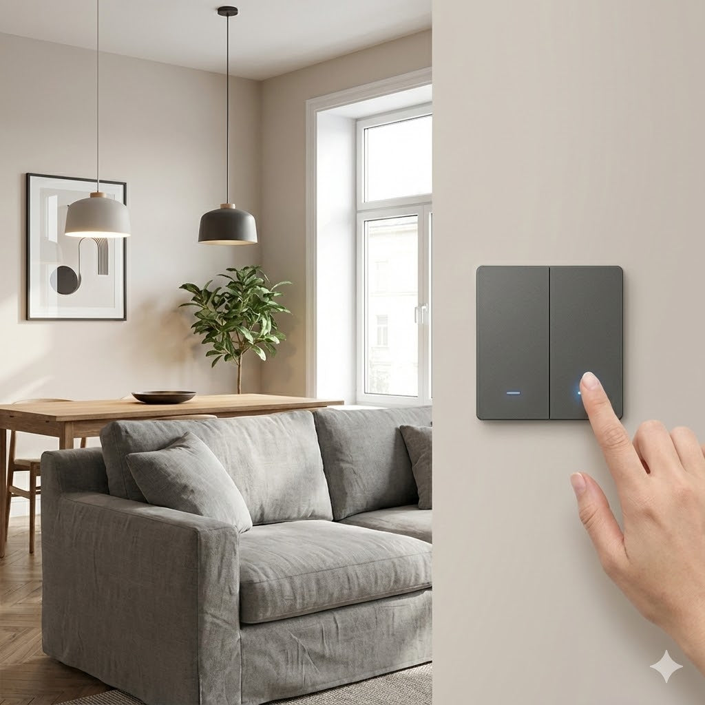 مفتاح ذكي ميليري واي فاي - لمسي