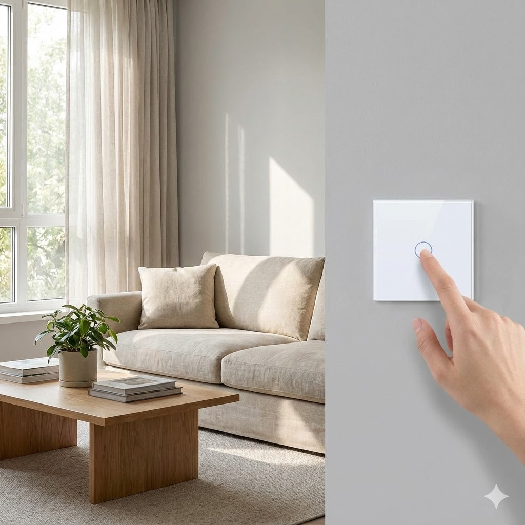 مفتاح ذكي Bseed WiFi + وحدة مفتاح - رقمي