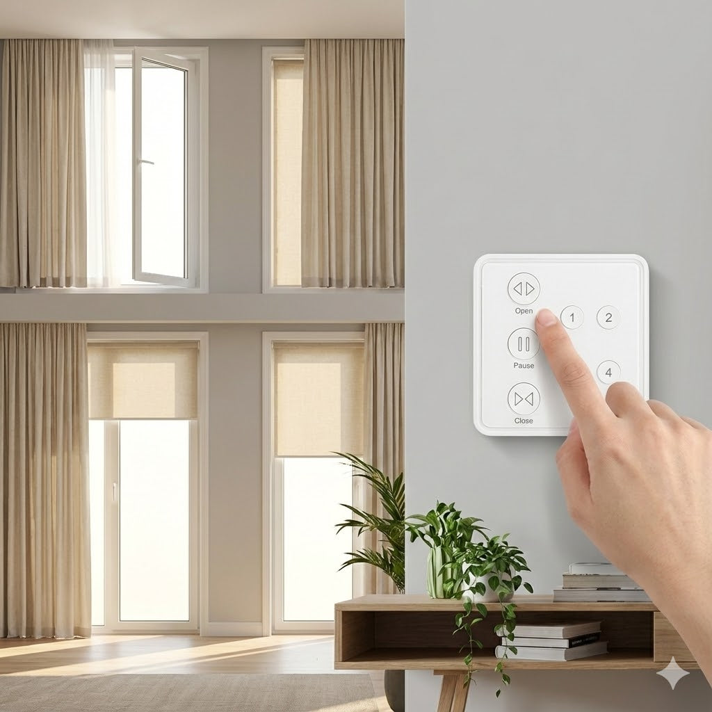 مفتاح ستارة رولان ذكي Loratap RF+WiFi - لمسي