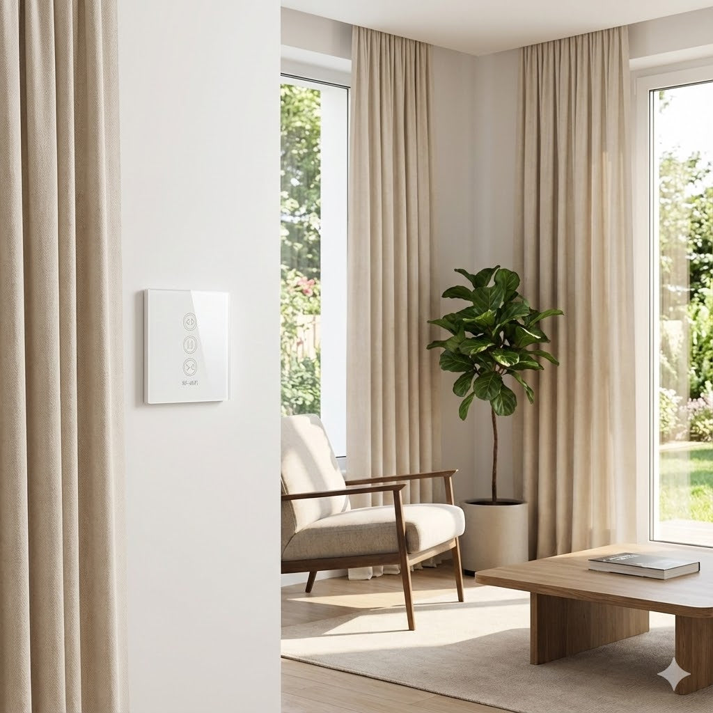 مفتاح ستارة رولان ذكي Loratap RF+WiFi - لمسي